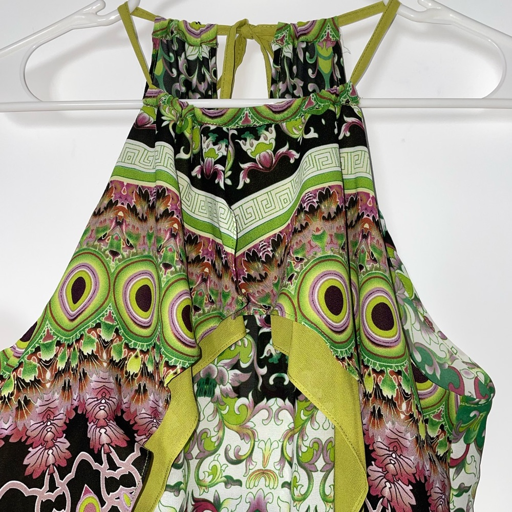 Filomena Fernandez Halterneck Printed Jumpsuit - Size S